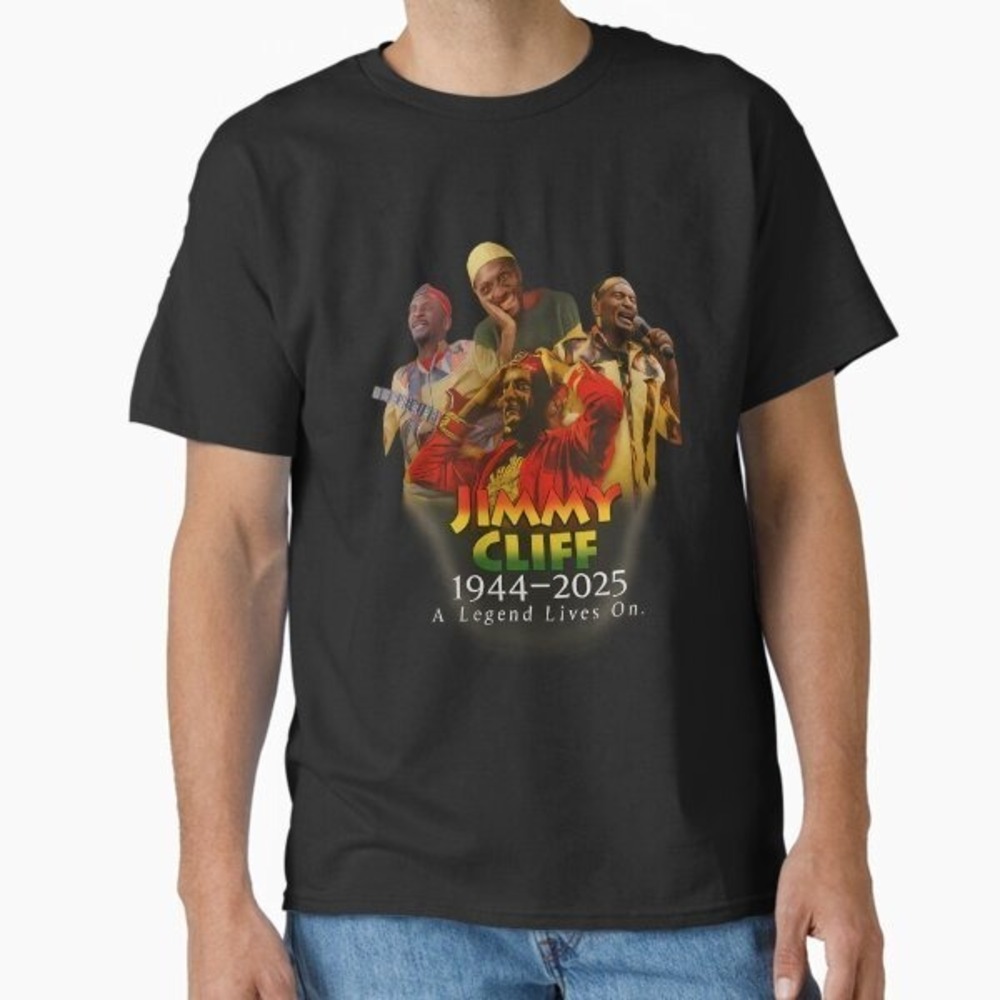Jimmy Cliff Black Tshirt Jimmy Cliff Unisex Shirt